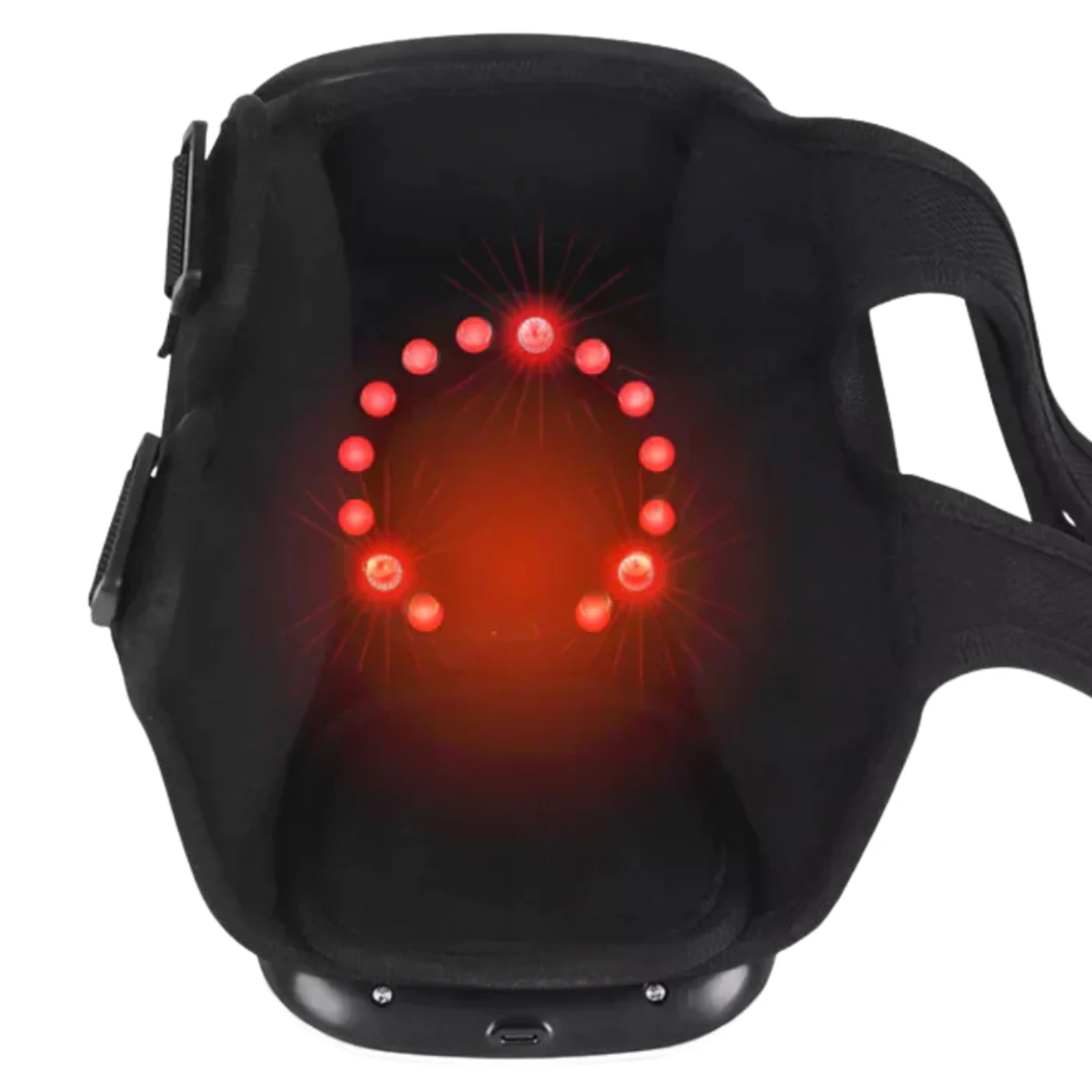 Interior del masajeador de rodilla Alivia con tecnología de infrarrojos para penetración profunda del calor